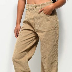 NWT Empyre Tori Khaki Corduroy Skate Pants Womens Size 2